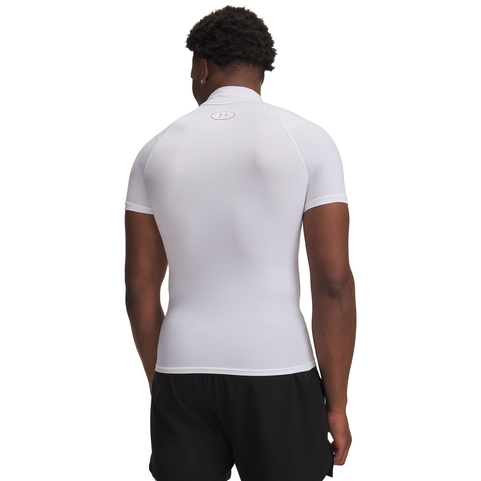 Camiseta de Treino Under Armour HeatGear Elite Mock Branco 2