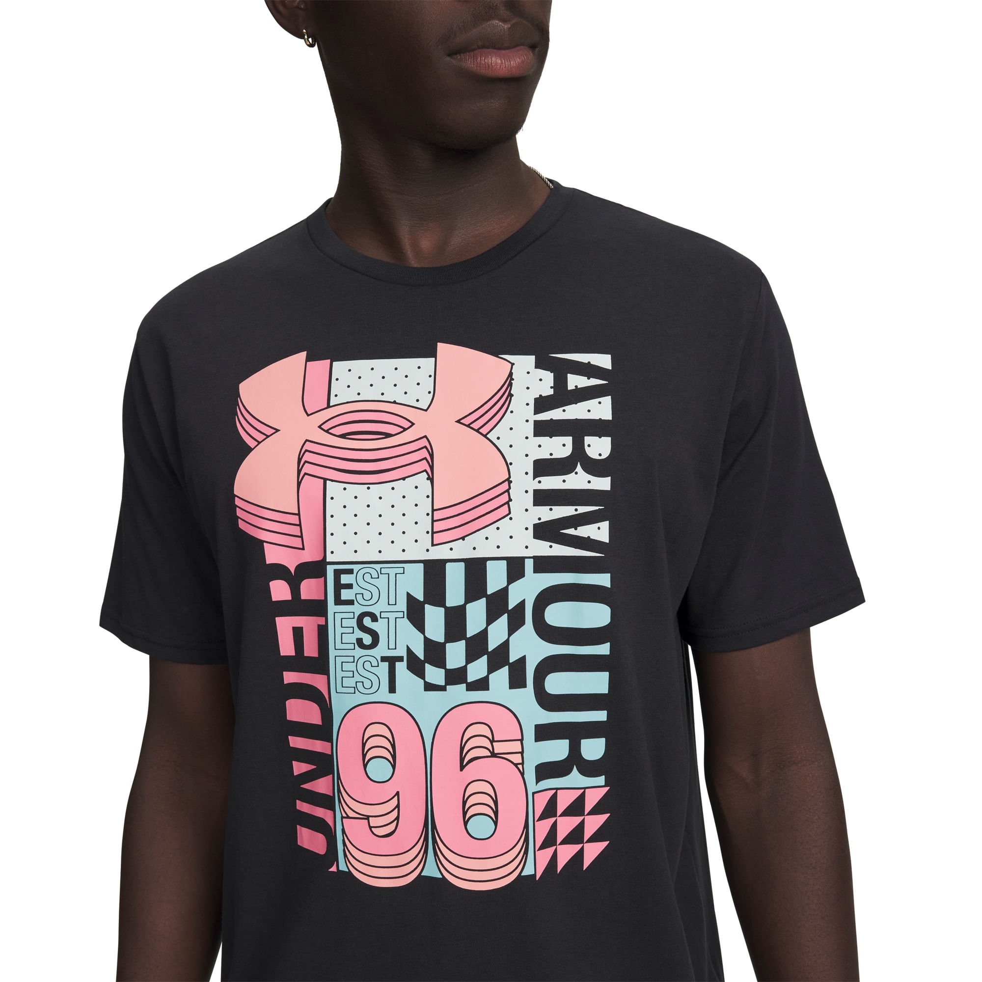 Camiseta Sportstyle Under Armour Logo Collage Preto 3
