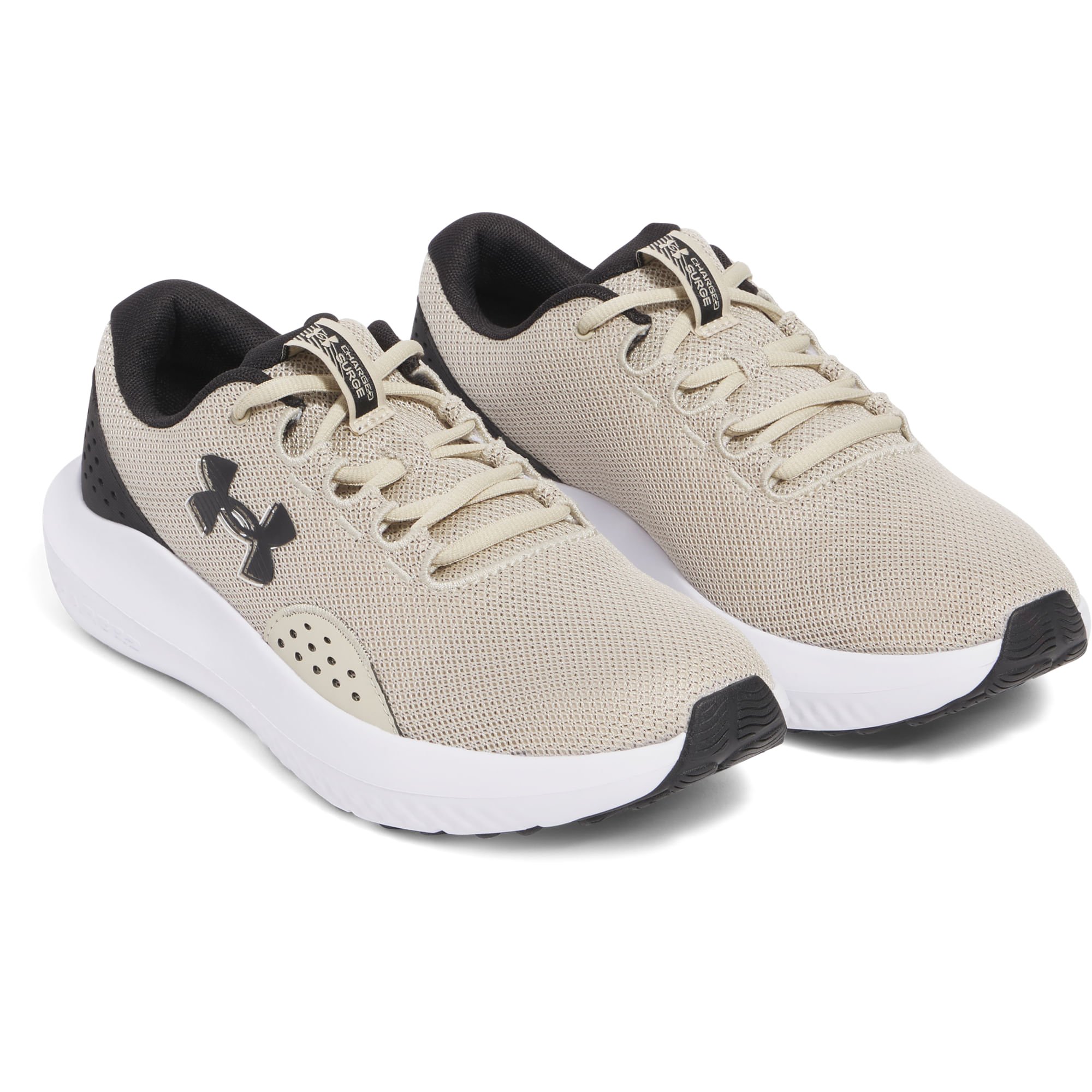Tênis de Corrida Under Armour Charged Surge 4 Bege 4