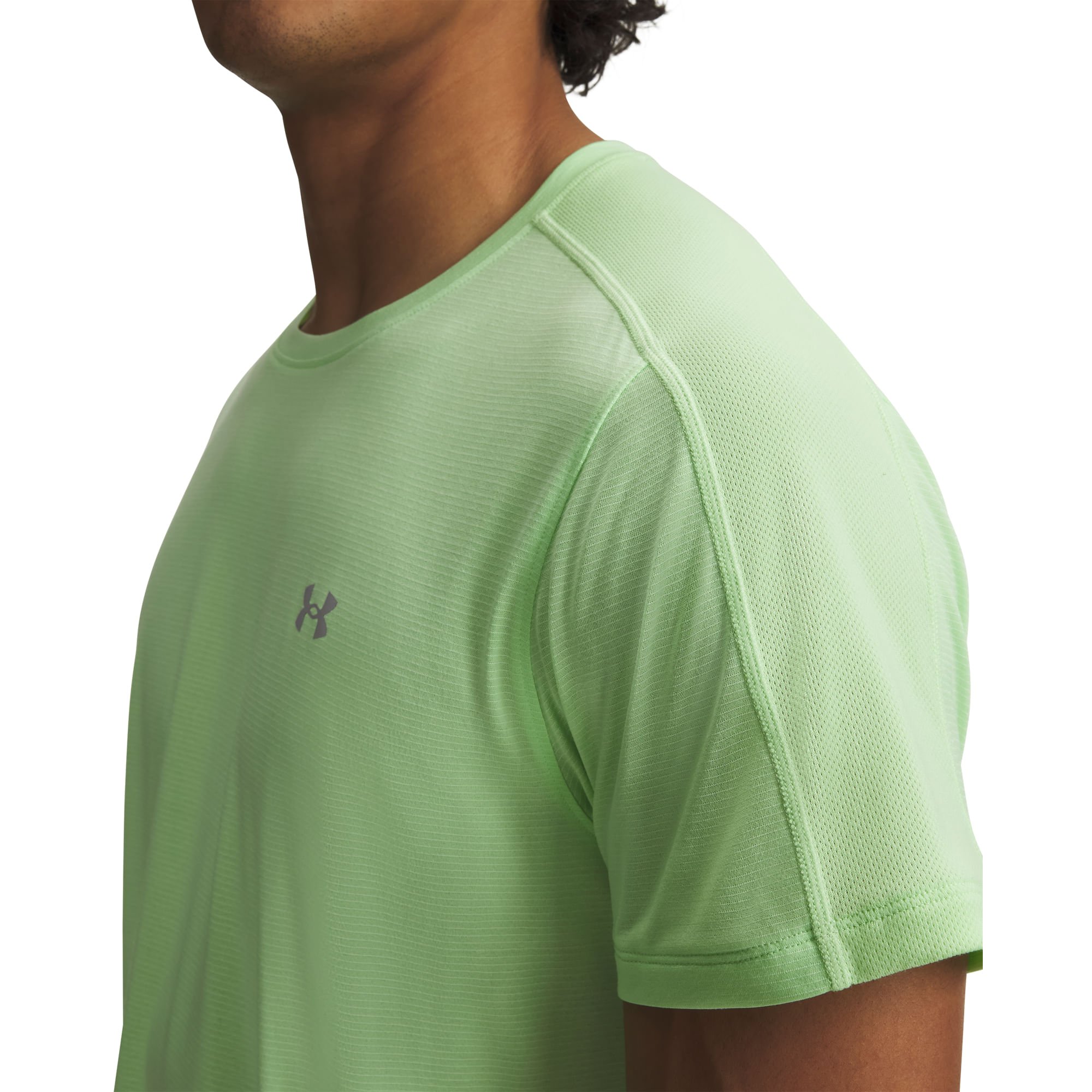 Camiseta de Corrida Under Armour Reflect Verde 3