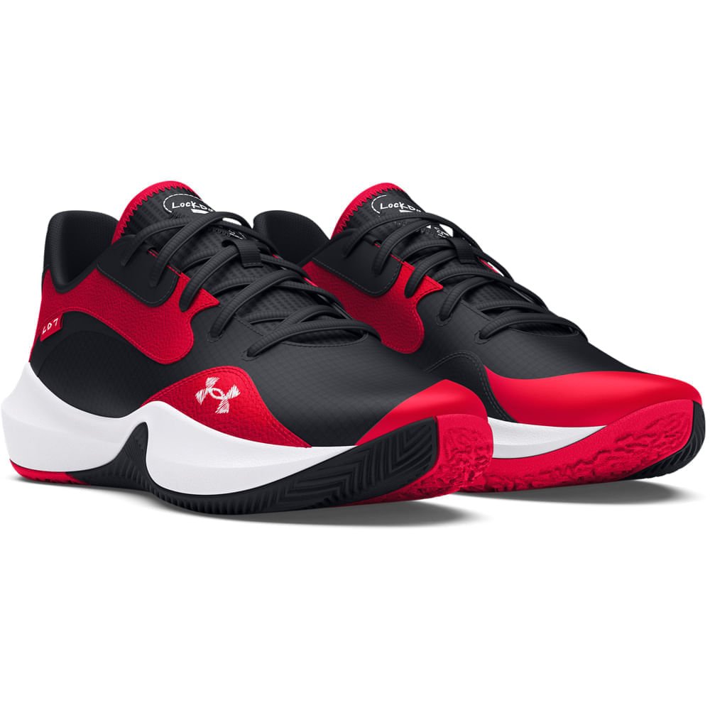 Tênis de Basquete Under Armour Lockdown 7 Preto 3