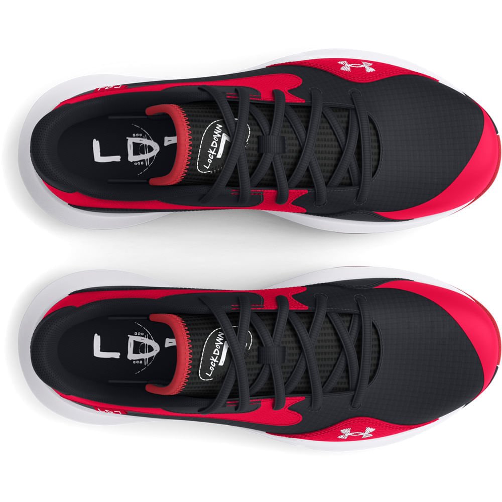 Tênis de Basquete Under Armour Lockdown 7 Preto 4