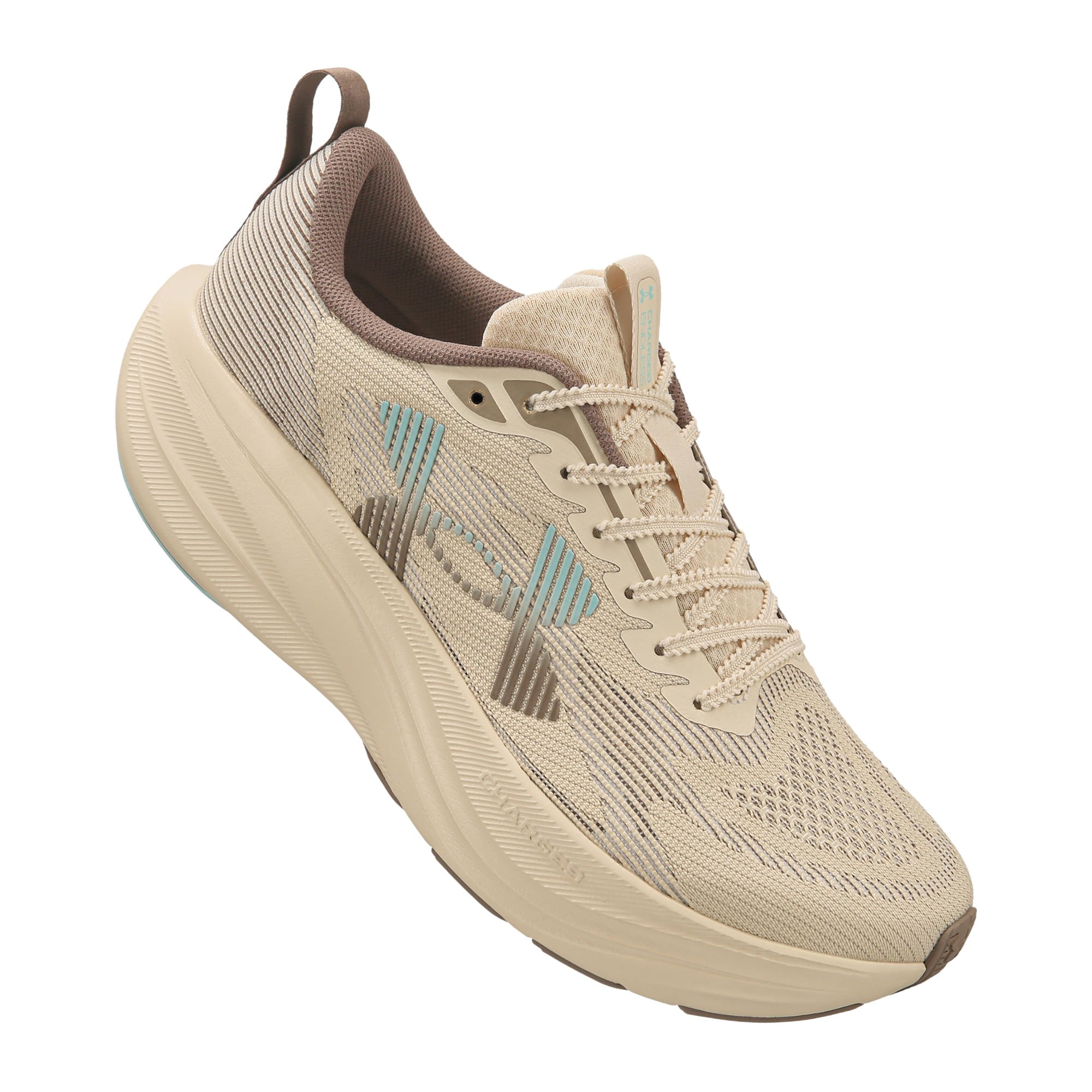 Tênis de Corrida Under Armour Charged Endless Bege 6
