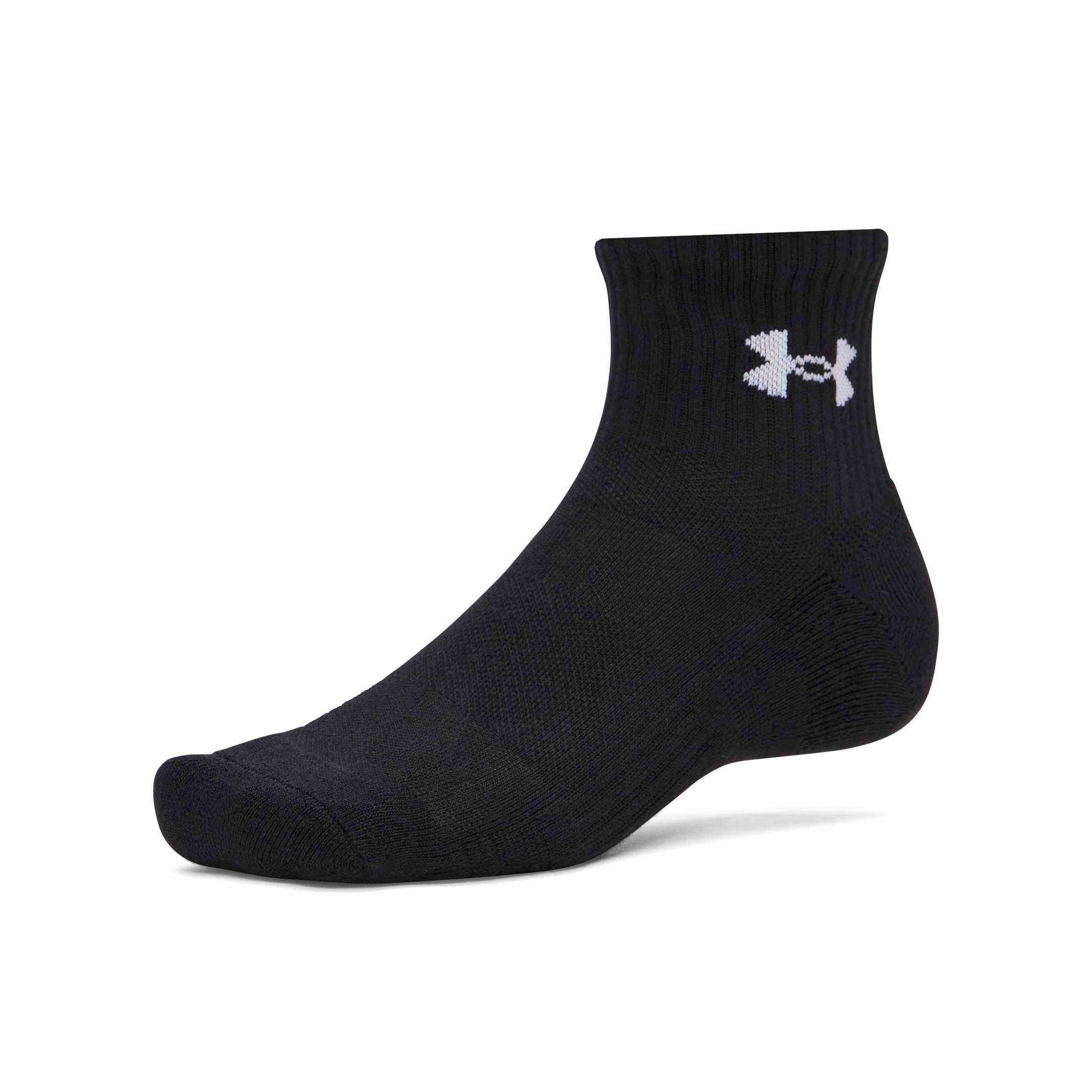 Meia de Treino Under Armour Performance Cotton Preto 2