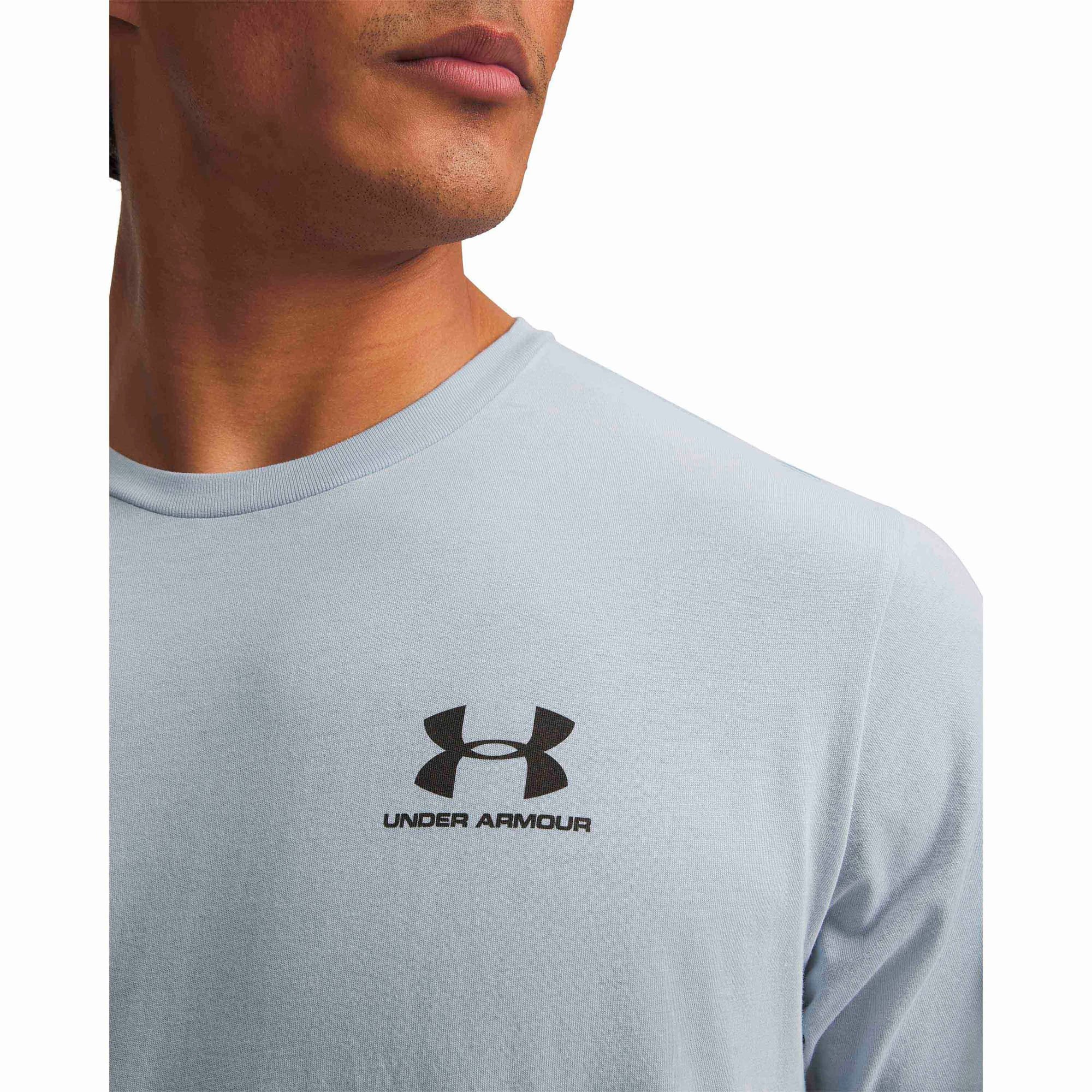 Camiseta Sportstyle Under Armour Left Chest Azul 3