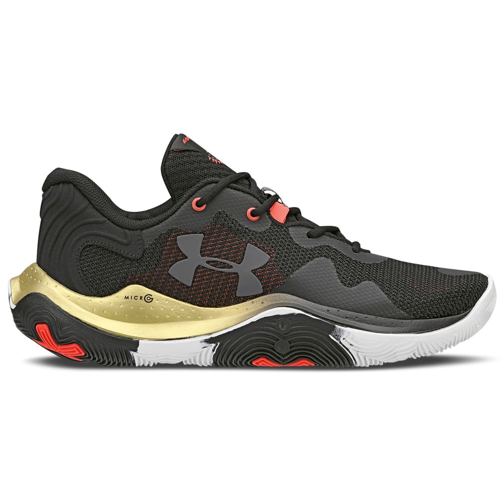 Tênis de Basquete Masculino Under Armour Buzzer Preto 1