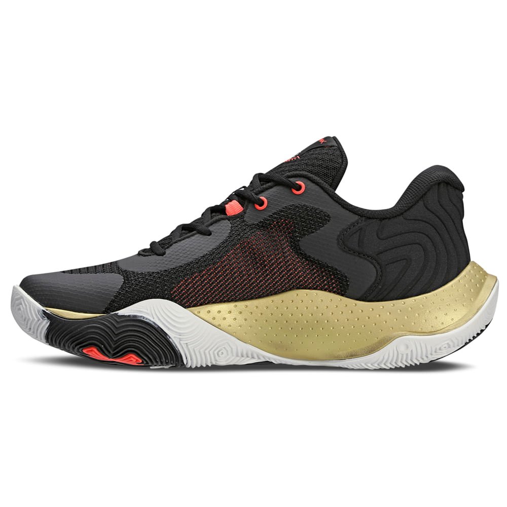 Tênis de Basquete Masculino Under Armour Buzzer Preto 2