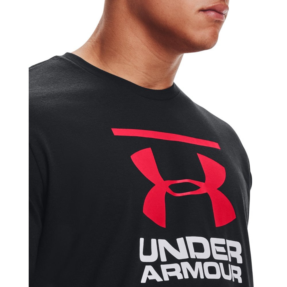 Camiseta de Treino Masculina Under Armour GL Foundation SS T Preto 4