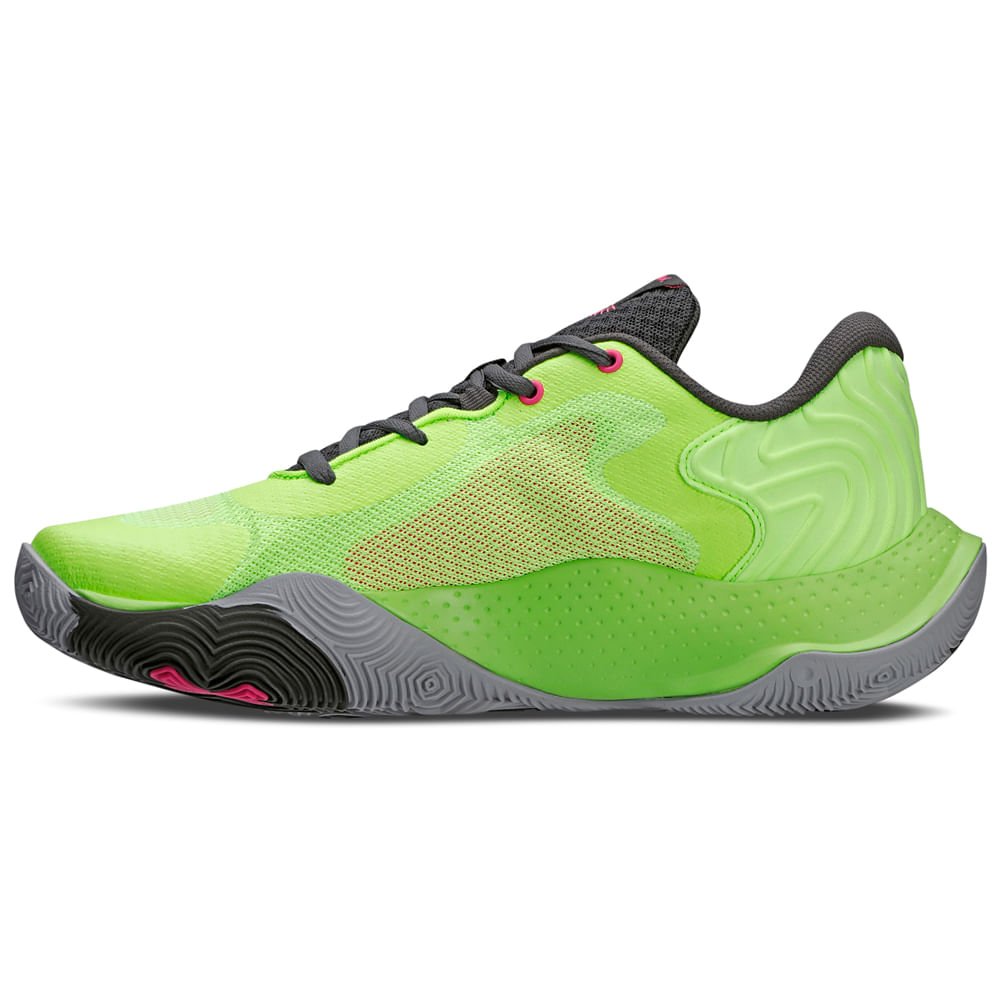Tênis de Basquete Masculino Under Armour Buzzer Verde 2