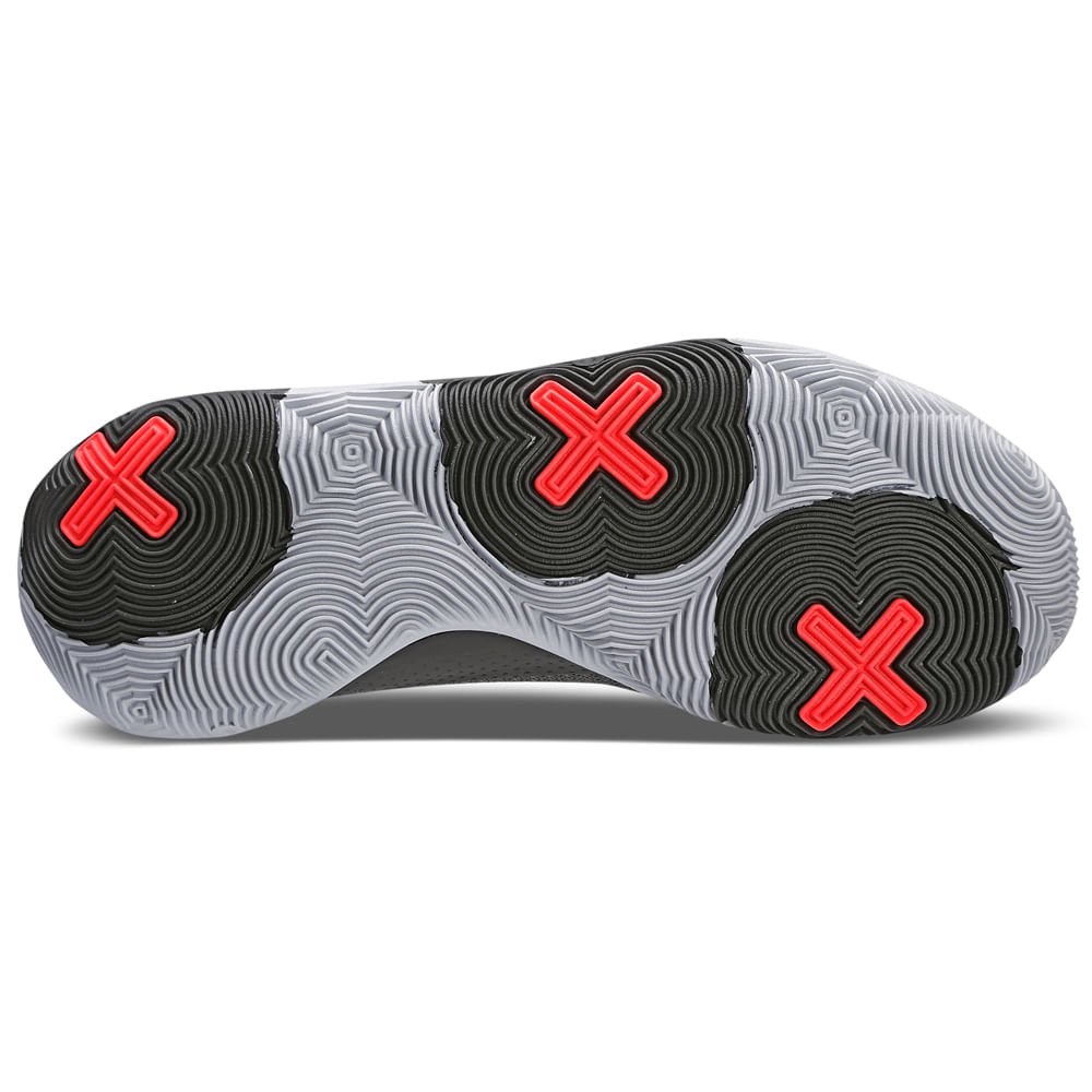 Tênis de Basquete Masculino Under Armour Buzzer Cinza 5