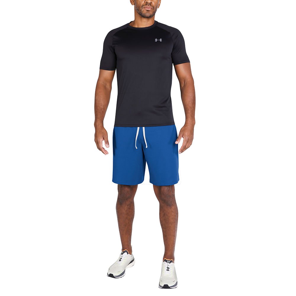 Shorts de Treino Masculino Under Armour Tech Mesh Azul 3