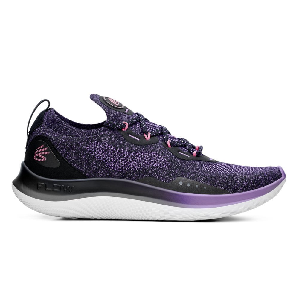 Tênis Under Armour Curry Flow Go Unissex Roxo 1