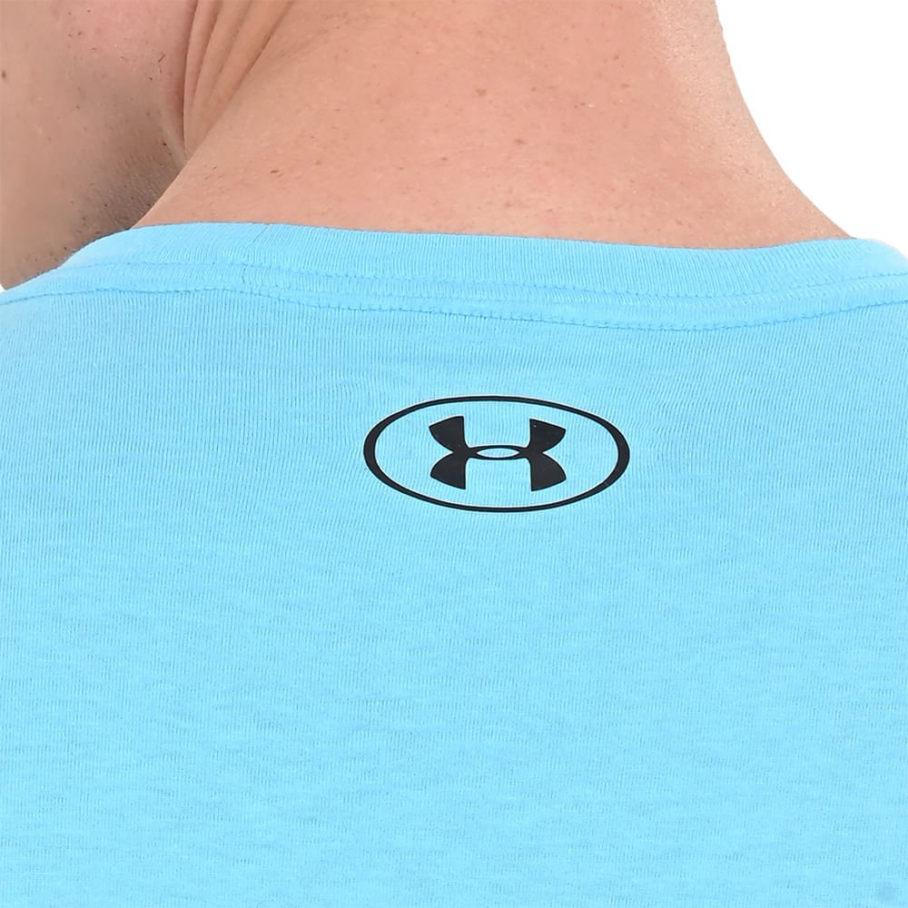 Camiseta de Treino Masculina Under Armour Left Chest Azul 5