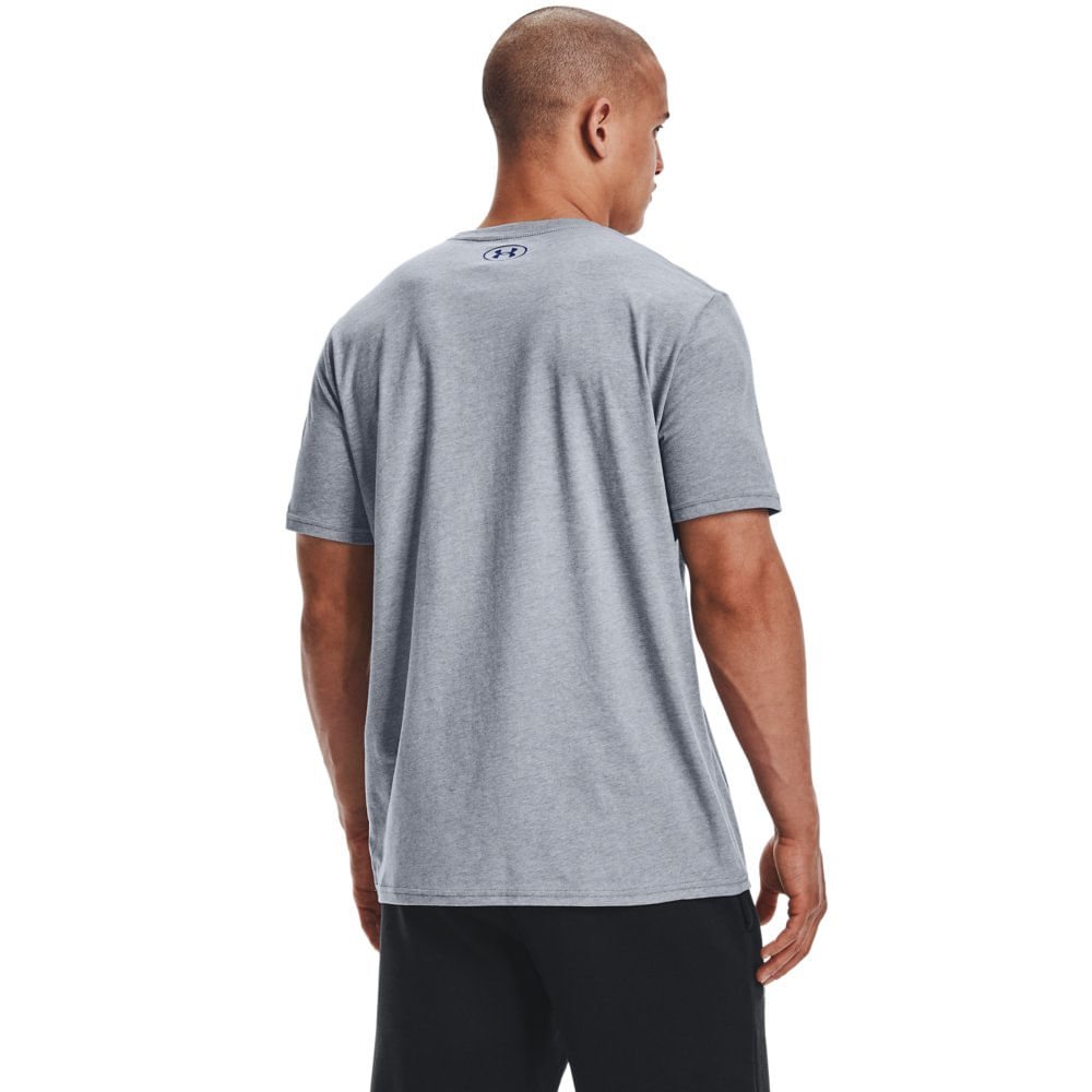 Camiseta de Treino Masculina Under Armour GL Foundation Cinza 3