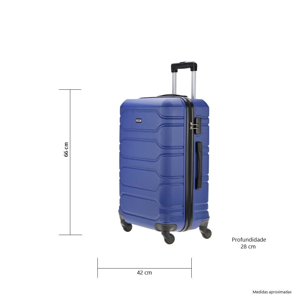 Mala Rígida Média Linha Samba Azul 7