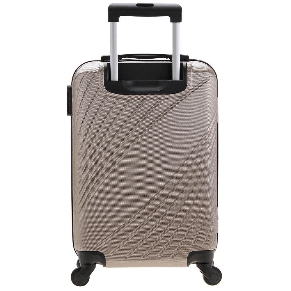 Mala grande rígida Jazz Dourado 2