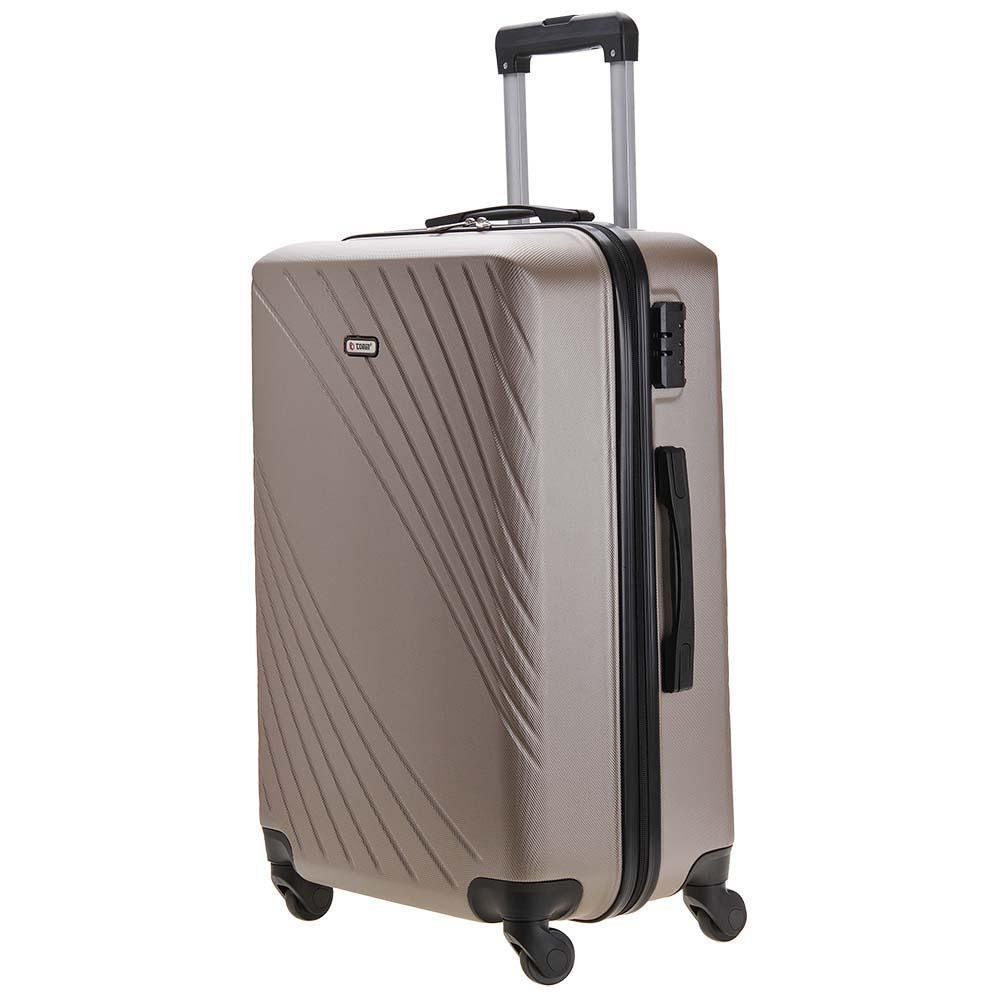 Mala grande rígida Jazz Dourado 3