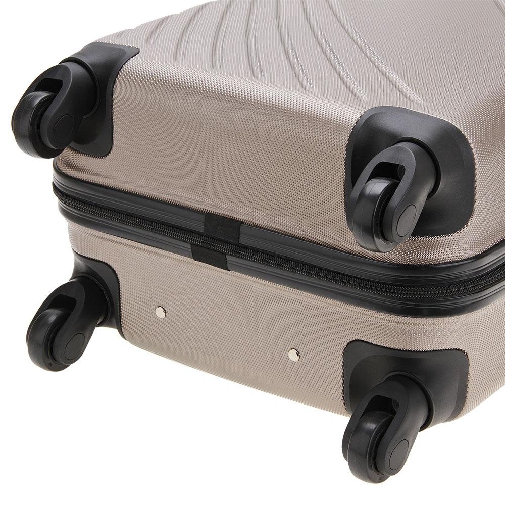 Mala grande rígida Jazz Dourado 4