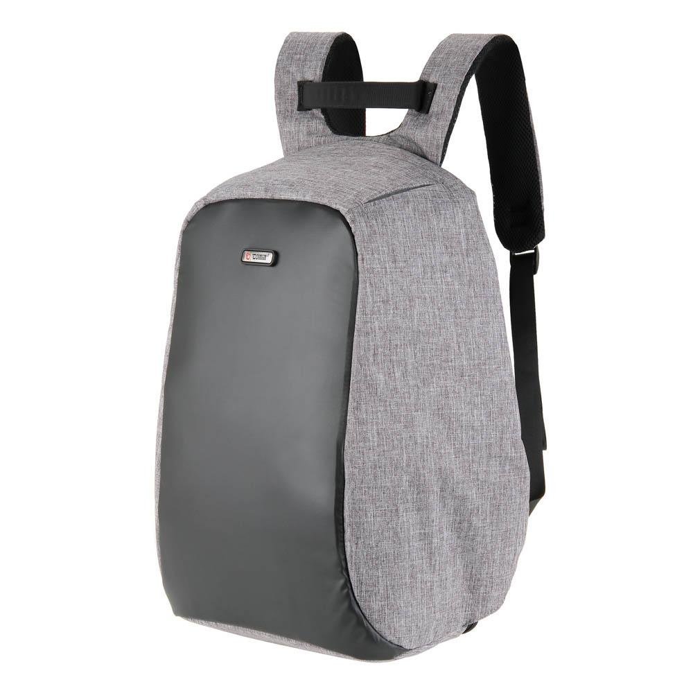 Mochila Antifurto com USB 1958 Cinza 3