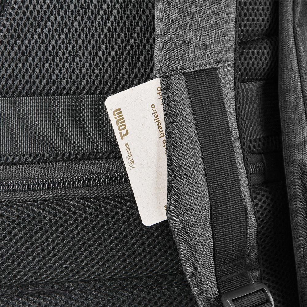 Mochila Antifurto com USB 1958 Cinza 6