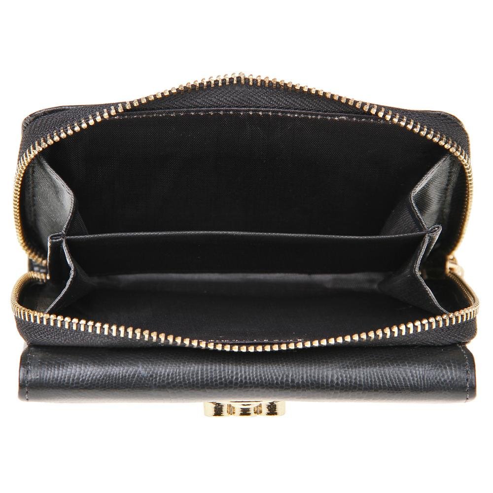 Carteira Feminina em Couro M.Valentin 7025C Preto 3