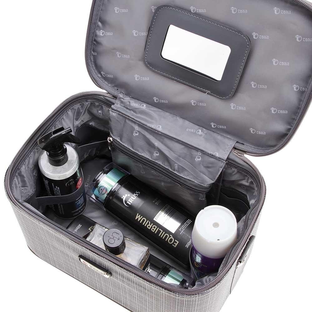 Frasqueira de Viagem em Tecido 2030 Cinza 5