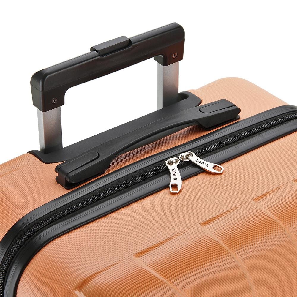 Conjunto Malas Rígidas Safira (P + M) Laranja 6