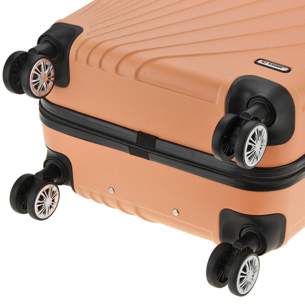 Conjunto Malas Rígidas Safira (P + M) Laranja 7