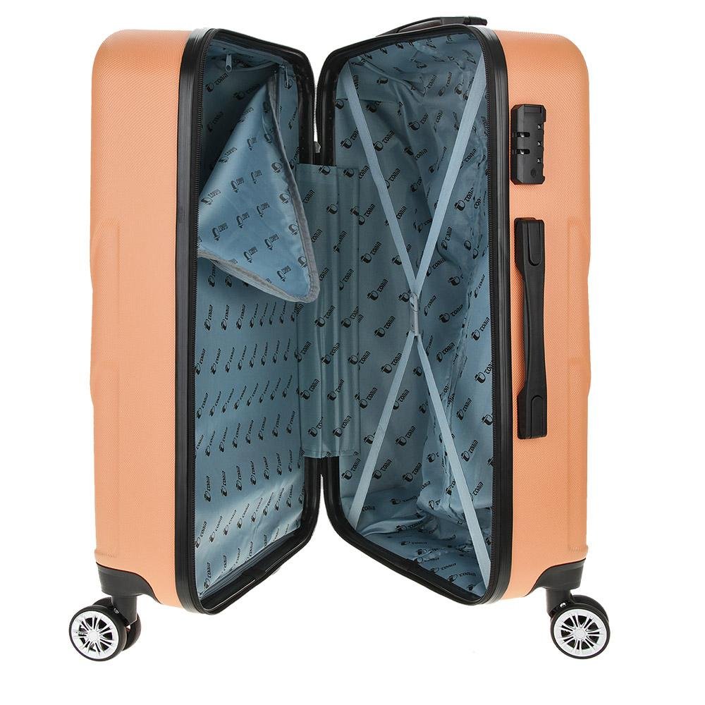 Conjunto Malas Rígidas Safira (P + M) Laranja 9