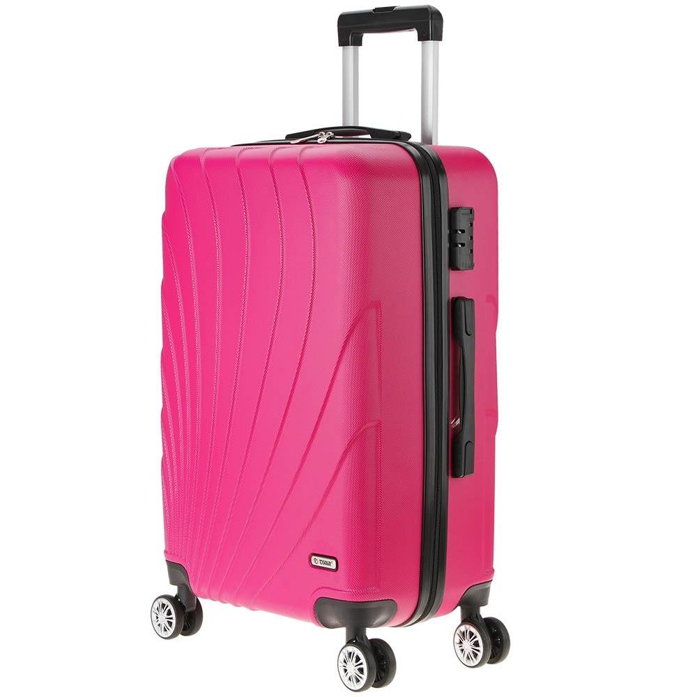 Mala média rígida Safira Rosa 3