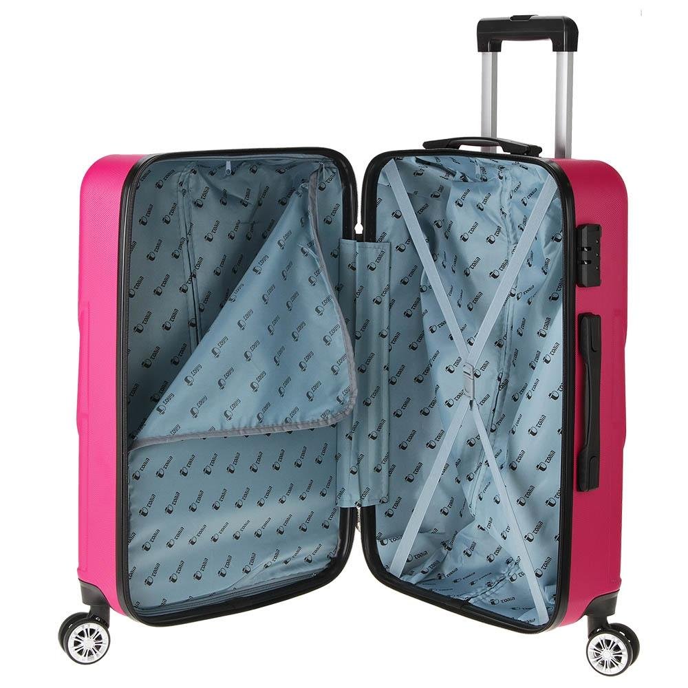 Mala média rígida Safira Rosa 10