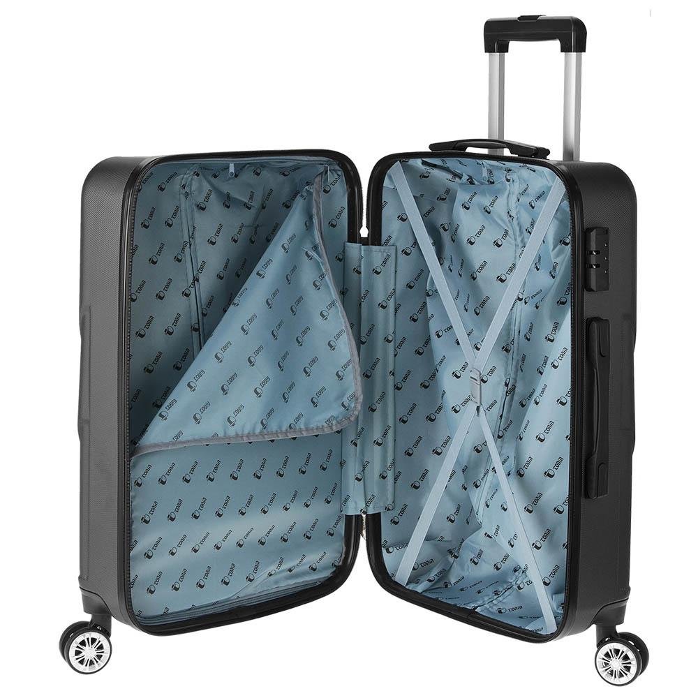 Mala grande rígida Safira Preto 10