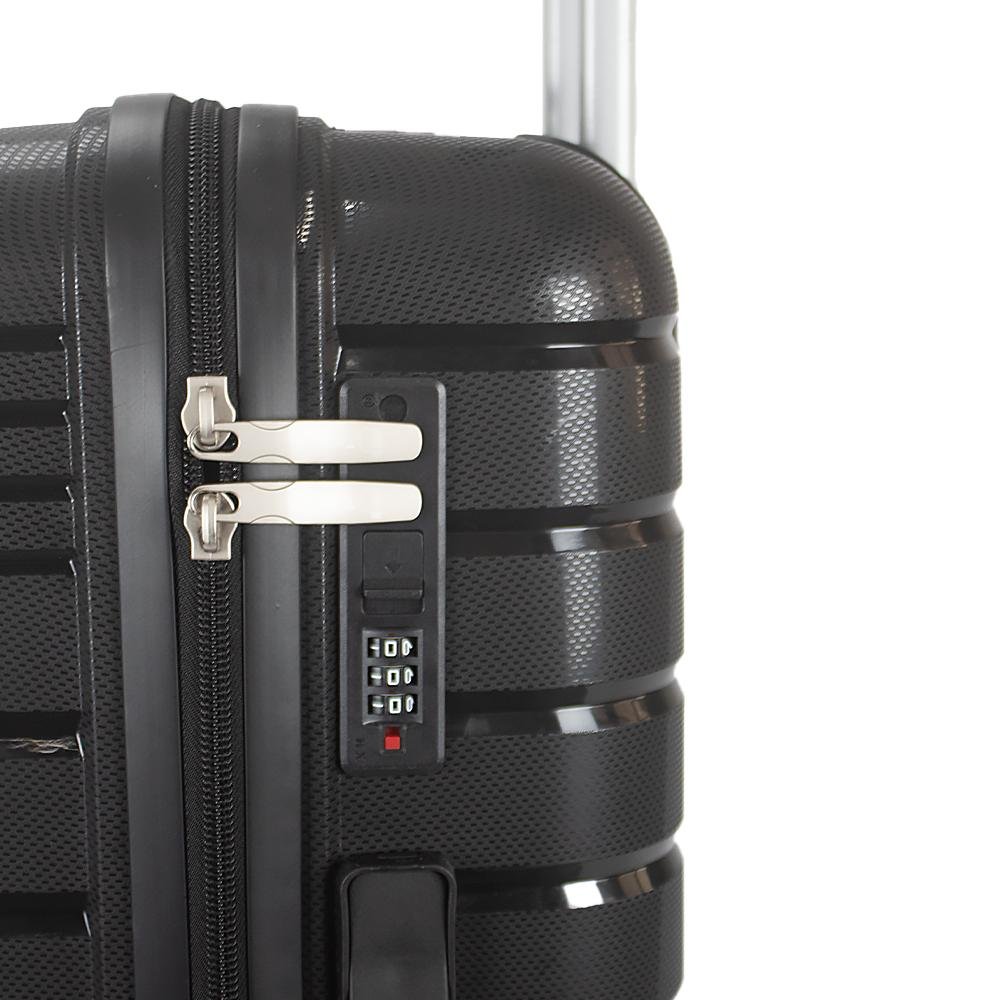 Mala média rígida Turquesa Preto 5