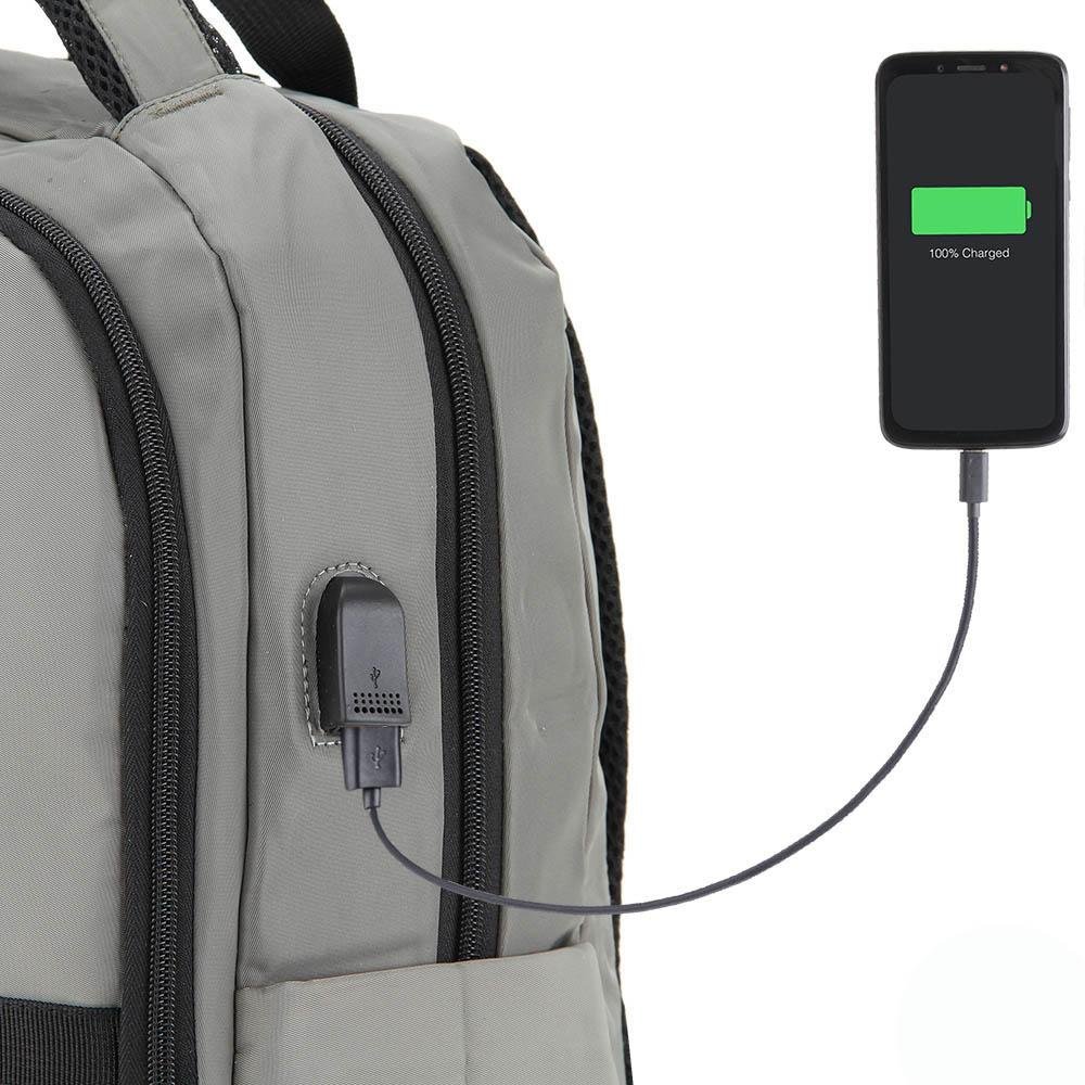 Mochila porta notebook Luminous 2119 Cinza 5