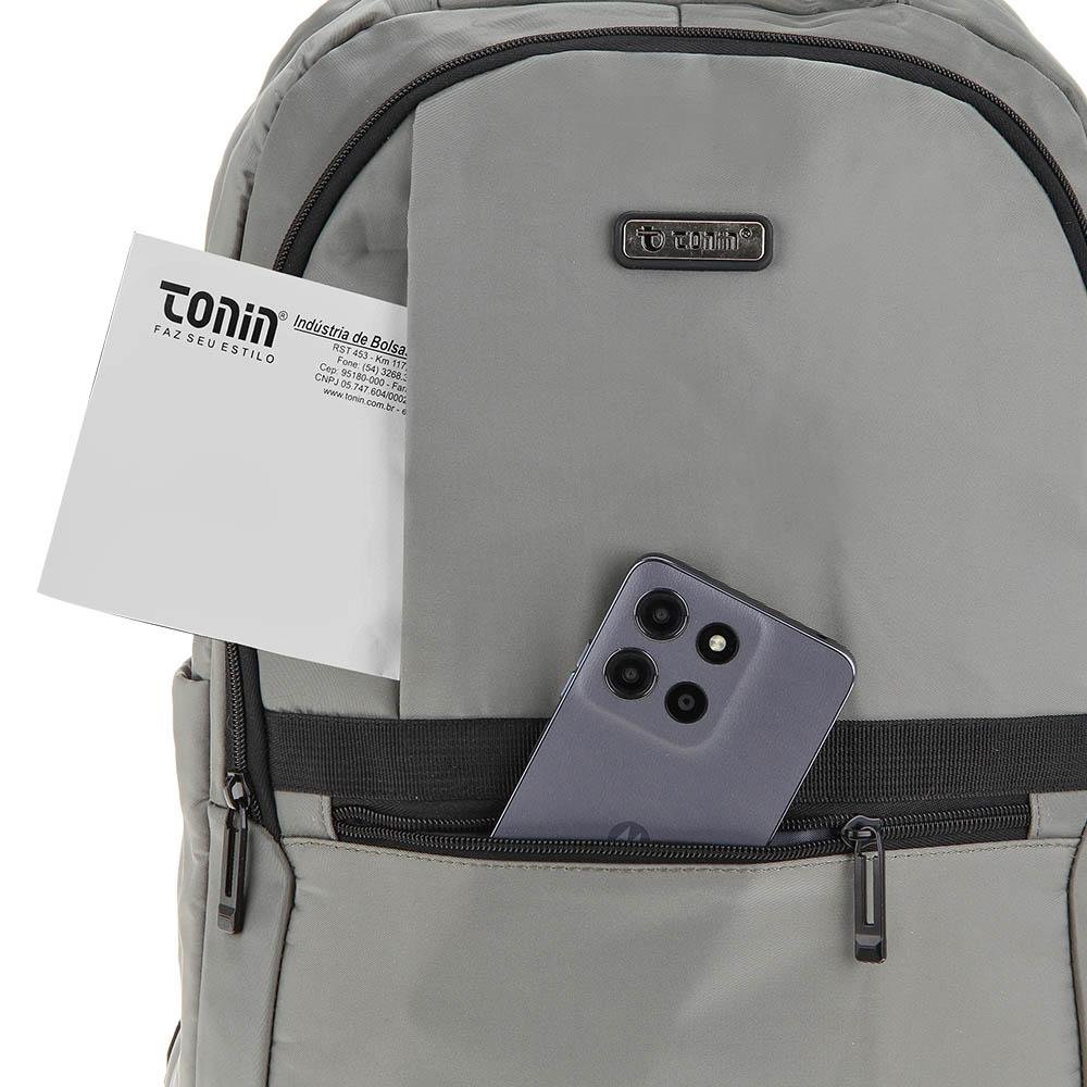 Mochila porta notebook Luminous 2119 Cinza 6