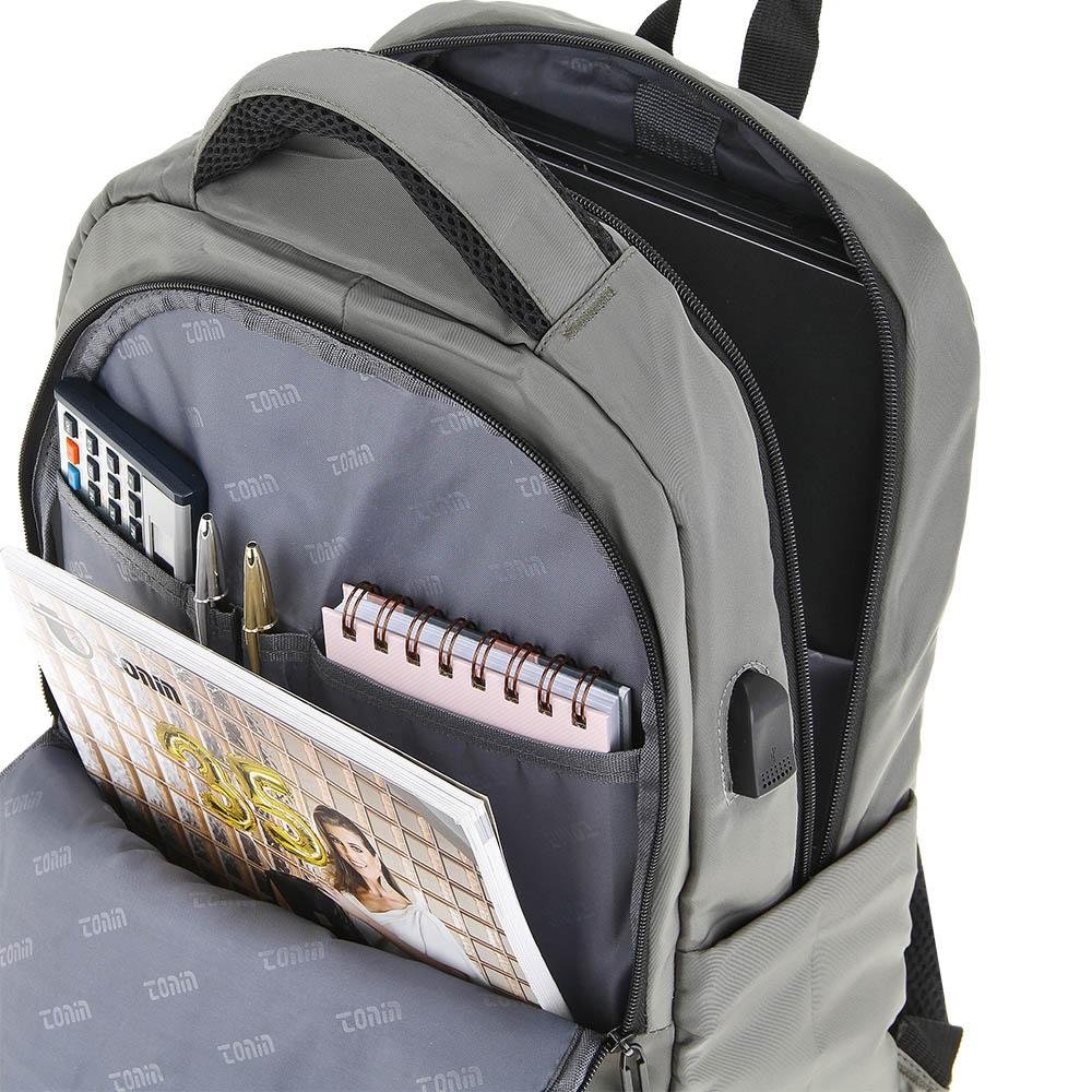 Mochila porta notebook Luminous 2119 Cinza 8
