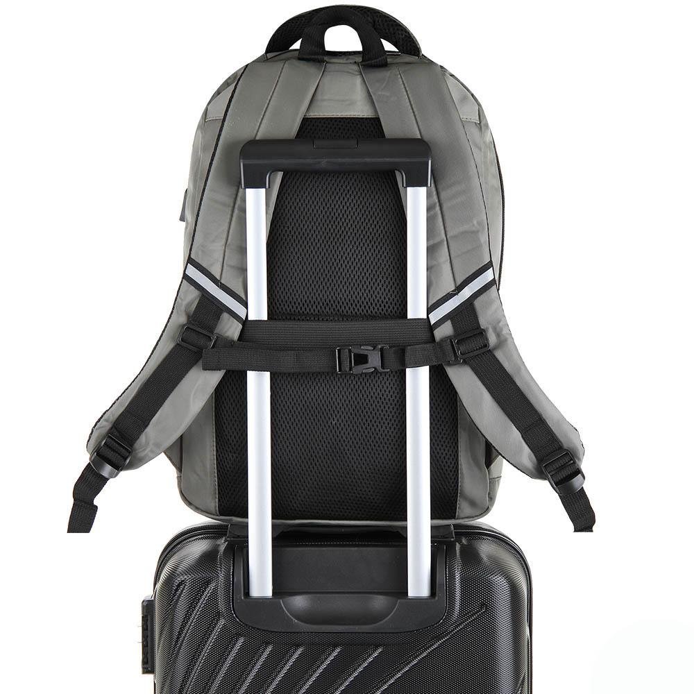 Mochila porta notebook Luminous 2119 Cinza 10