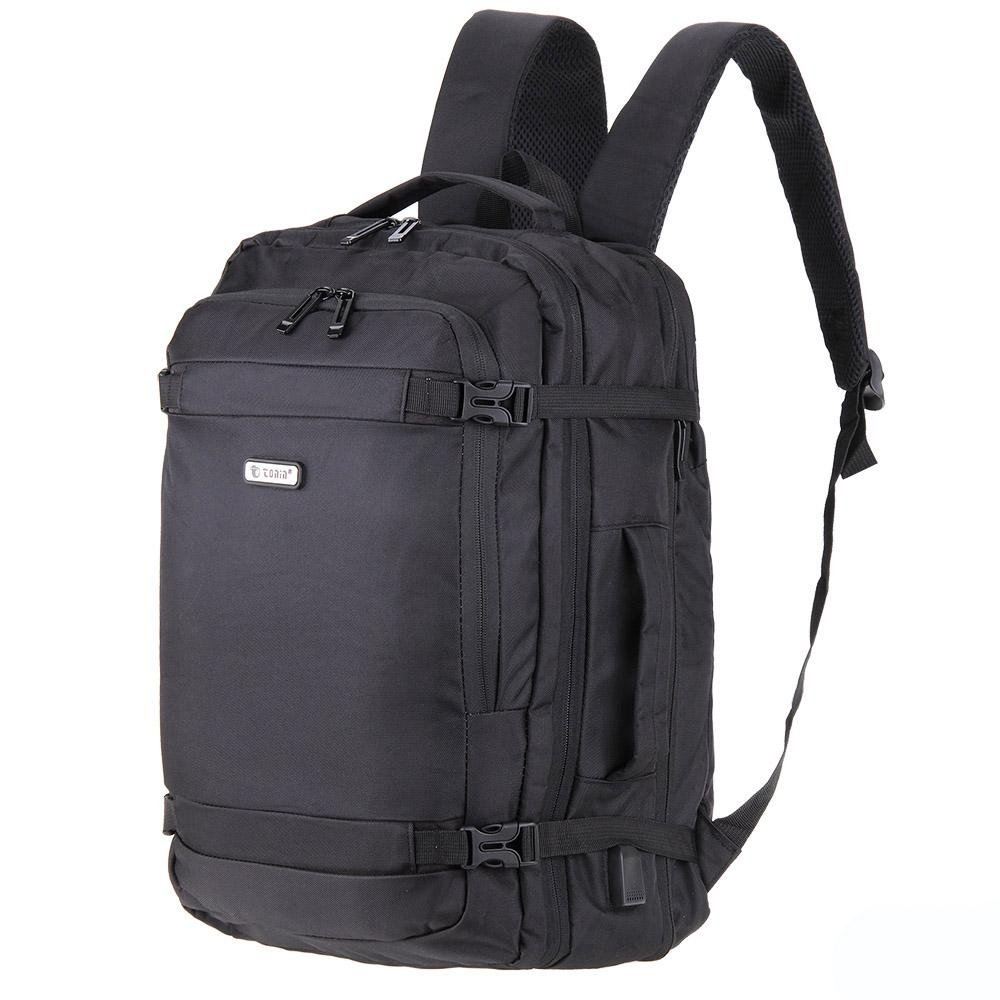 Mochila multifuncional para viagem Conecta 2122 Preto 2