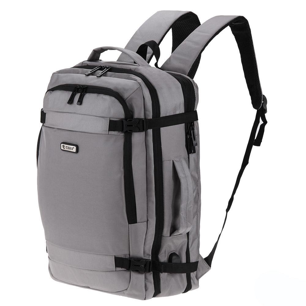 Mochila multifuncional para viagem Conecta 2122 Cinza 2