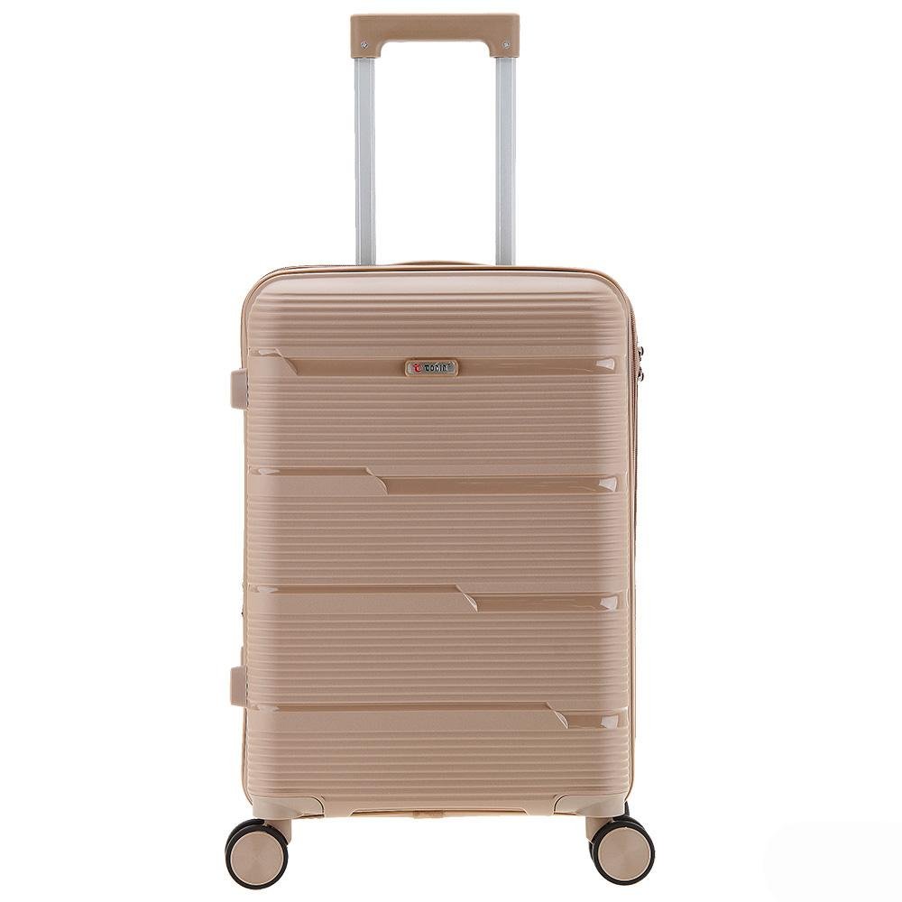 Mala de bordo rígida Karbono com expansor Rosa 1