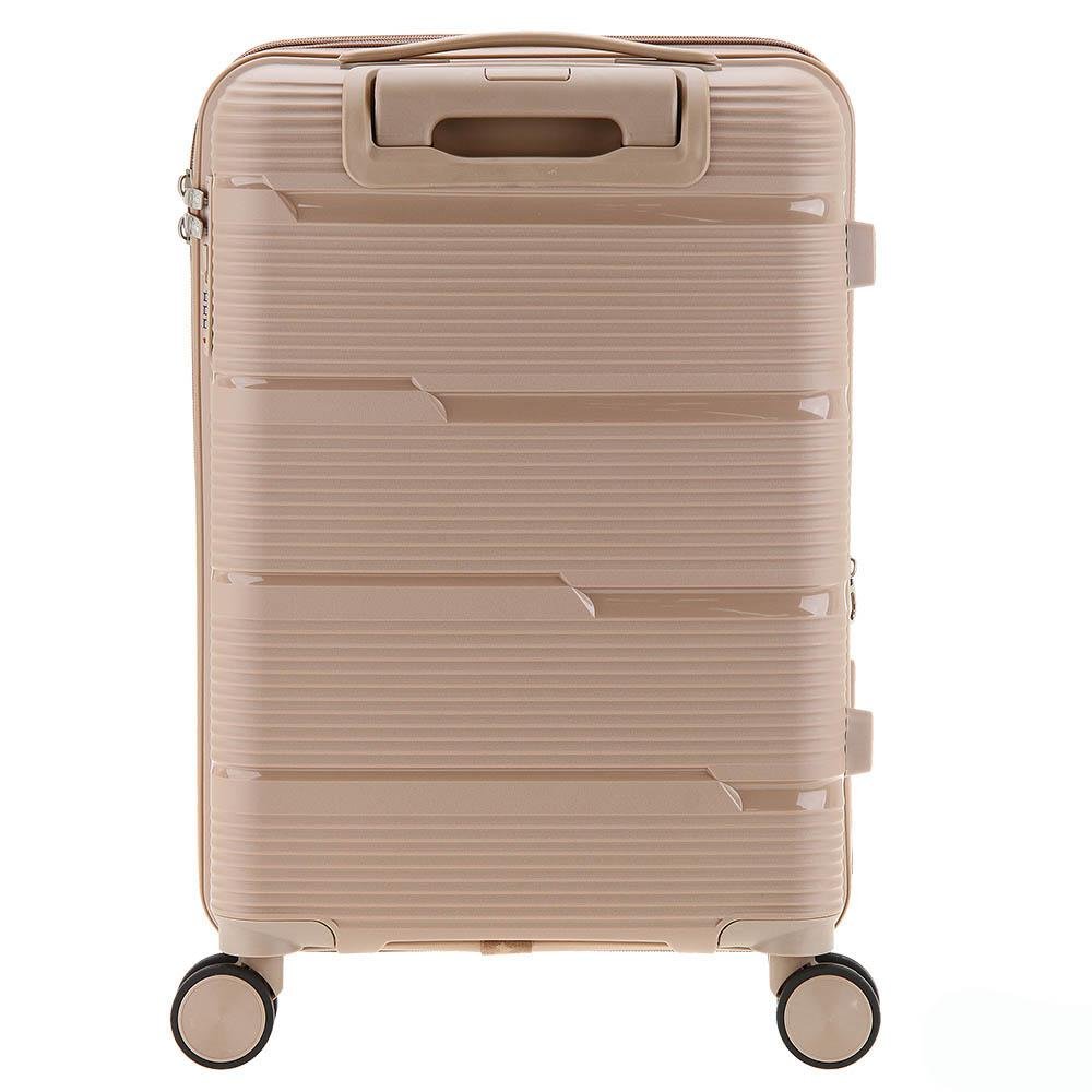 Mala de bordo rígida Karbono com expansor Rosa 2