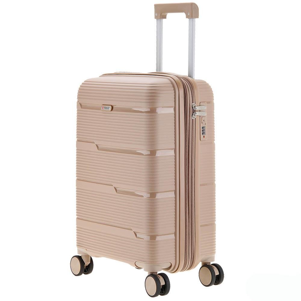 Mala de bordo rígida Karbono com expansor Rosa 3