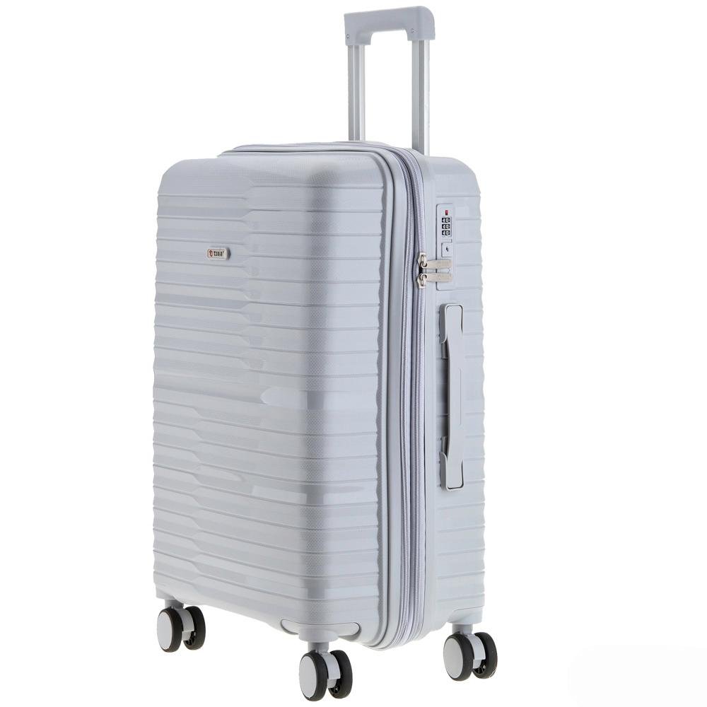 Mala grande rígida Plattinum com expansor Cinza 3