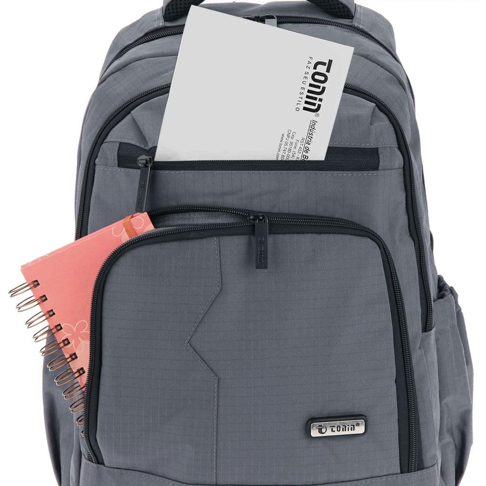 Mochila Porta Notebook Linha Conecta 2139 Cinza 4