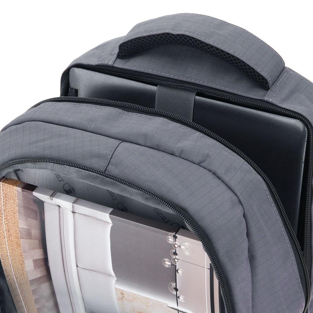 Mochila Porta Notebook Linha Conecta 2139 Cinza 6