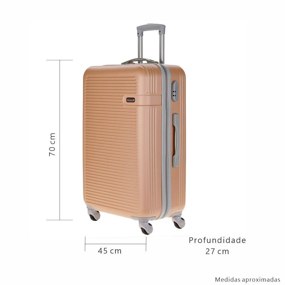Mala Rígida Média Linha Aria Bege 9