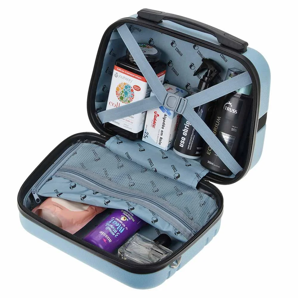 Frasqueira rígida oval Samba Azul 4