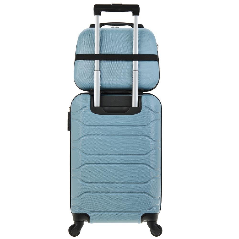 Frasqueira rígida oval Samba Azul 5