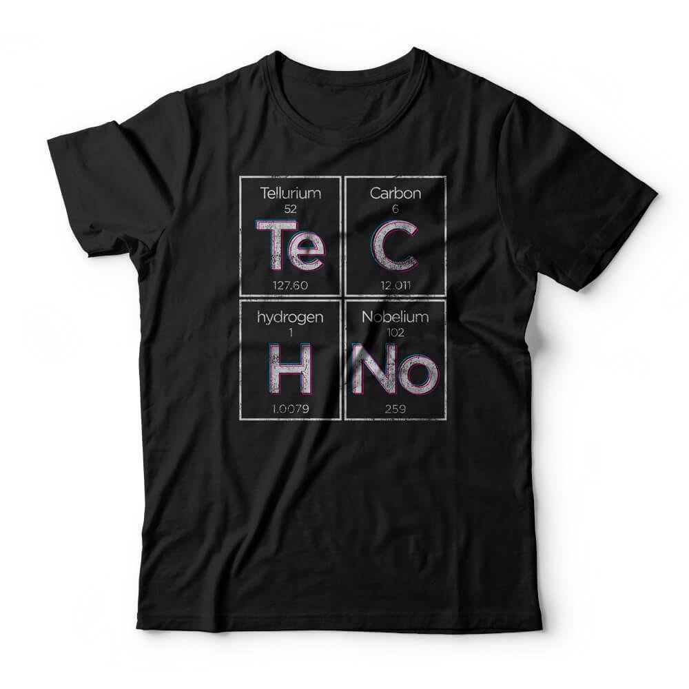 Camiseta Techno Unissex Studio Geek Casual Preto