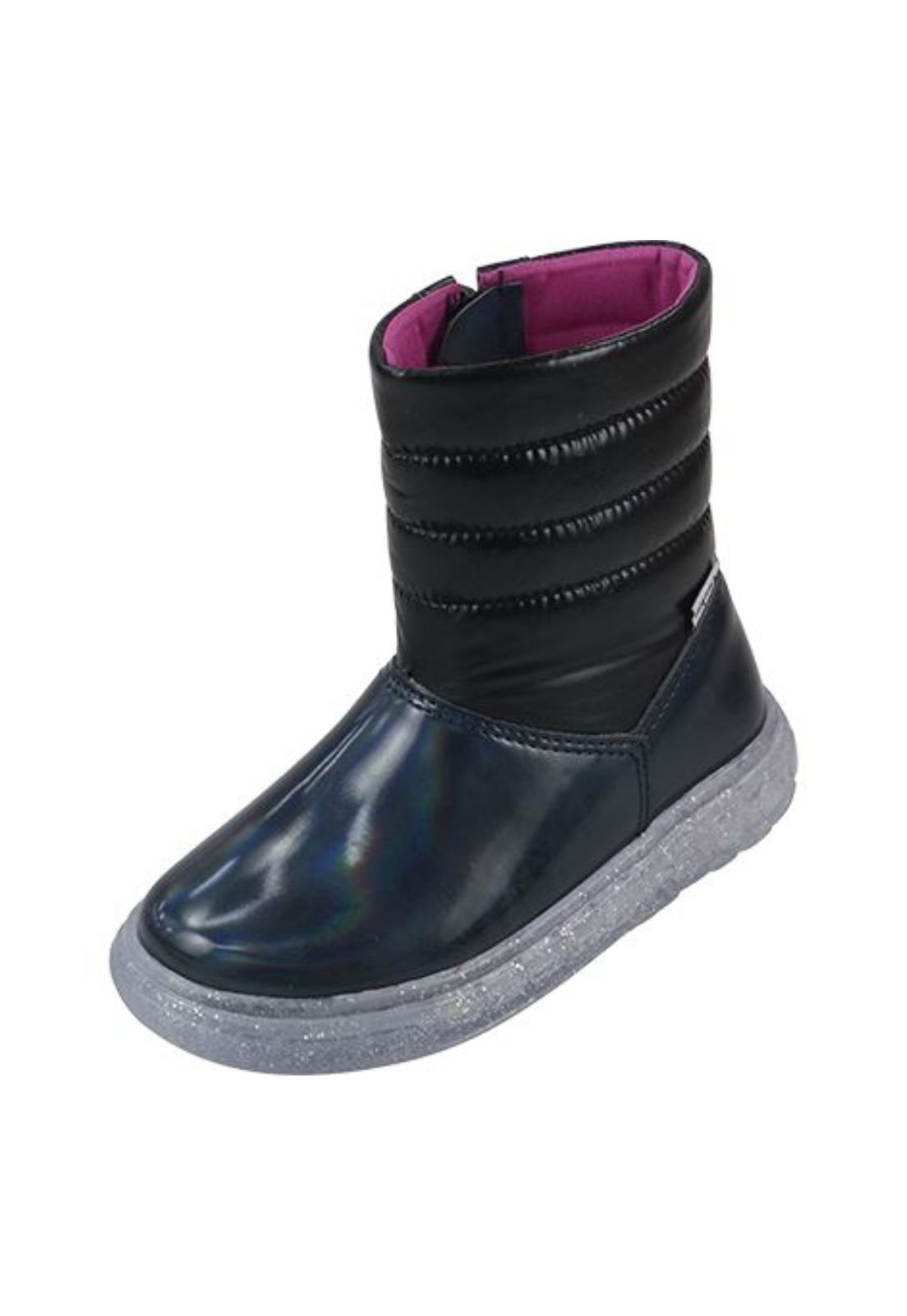BOTA INFANTIL MENINA CANO ALTO PRETA PAMPILI Preto 1